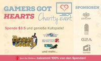 Gamers Got Hearts Charity Event am 15.02.2014 - Games für den guten Zweck