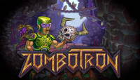 Run & Gun Platformer, Zombotron, Pits Zombies Against Chainguns