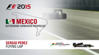 F1 2015 folgt Sergio Perez auf den Formular 1 Gran Premio de México 2015