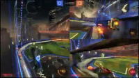First Rocket League Split Screen Multiplayer Video
