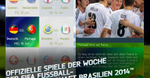 FIFA Fussball-Weltmeisterschaft Brasilien 2014 als kostenloses Update der FIFA 14-App erhältlich