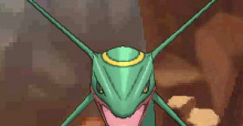 Das Legendäre Pokémon Rayquaza erscheint neben Groudon und Kyogre in Pokémon Omega Rubin und Pokémon Alpha Saphir