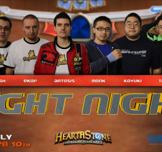 HearthStone kehrt in den Fokus der eSport-Pro-Gaming Show Fight Night zurück