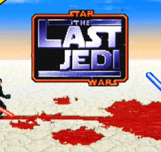 Watch The Final Battle Of The Last Jedi In Glorious, 16 Bit Graphics