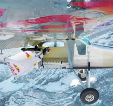 This Wing-Suit Stunt Is Stupid Insane