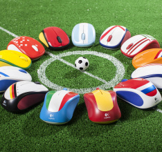 Logitech Wireless Mouse M235 im Länderflaggen-Design