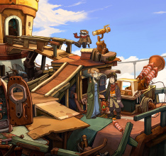 Award-winning adventure game coming to console: Daedalic announces Deponia for PSN