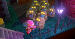 Toadette mischt kräftig mit in Captain Toad: Treasure Tracker