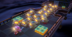 Toadette mischt kräftig mit in Captain Toad: Treasure Tracker