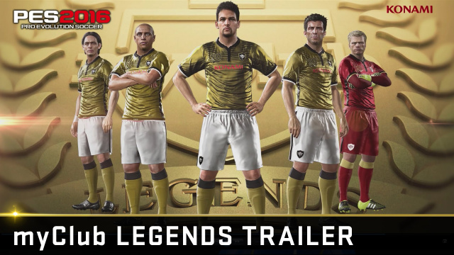 Soccer’s Finest Available to all myClub Players as Baggio, Carlos, Figo, Inzaghi and Kahn Now Offered in PES 2016's 